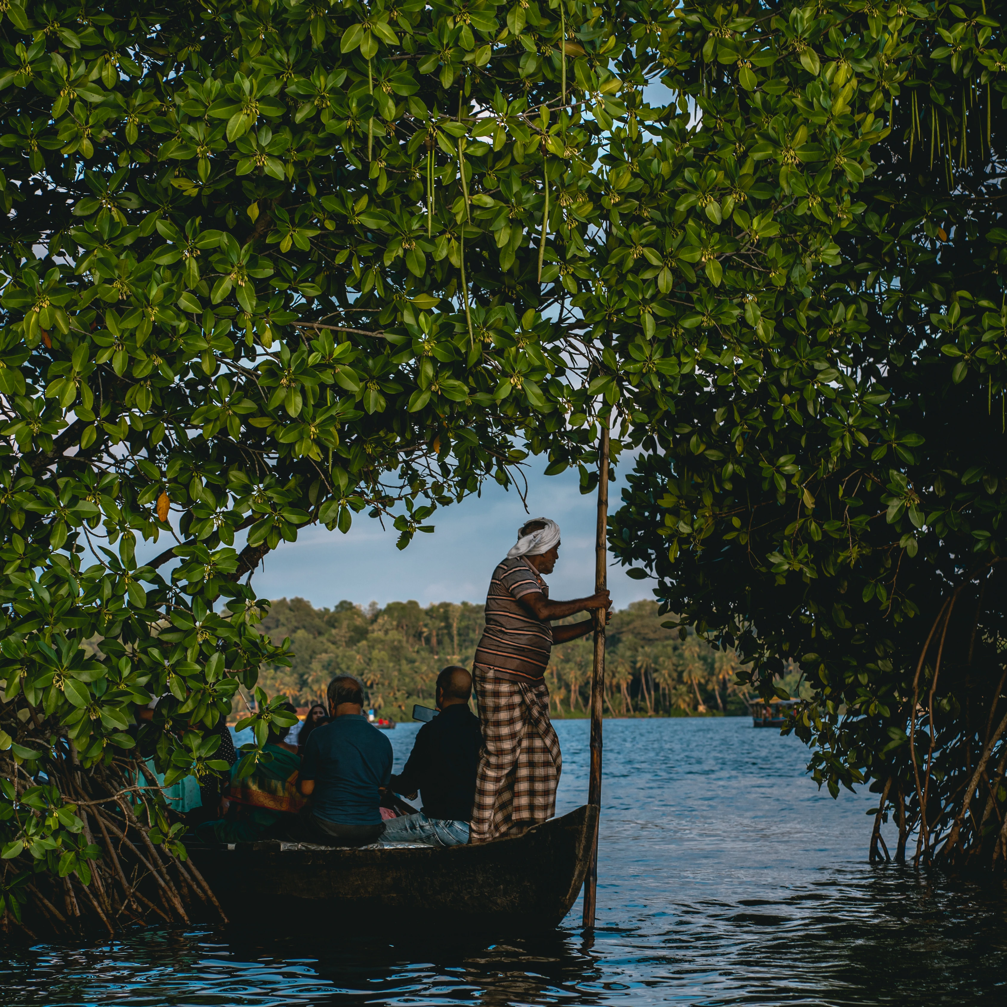 Happy customers boating in Kundapura